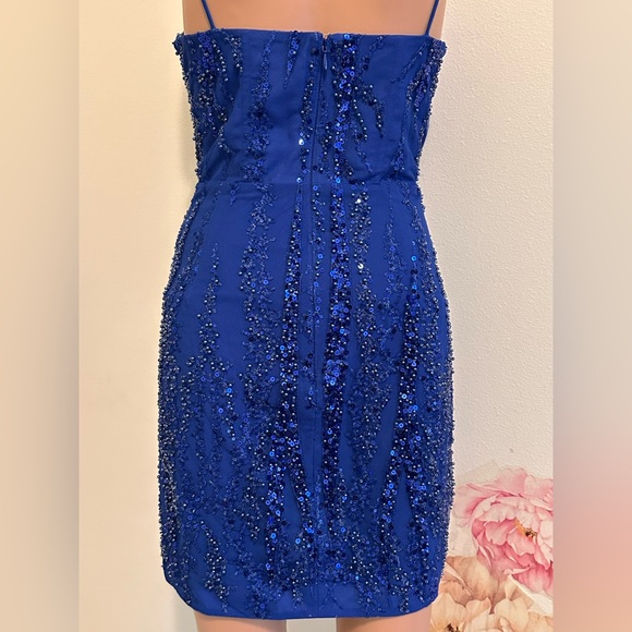 sau lee blue mini dress Bryn Mini Dress – SAU LEE
